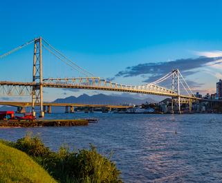 Imagem de um ponto turisco de Florianópolis, SC